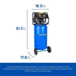 Compresor de Aire Vertical Goodyear Pulsar GYC6260SQ 26 Galones 175 PSI Sin Aceite Azul