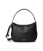 Bolso Hobo Kate Spade New York Liv Cuero Pebbled Negro Grande