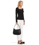 Bolso Hobo Kate Spade New York Liv Cuero Pebbled Negro Grande