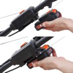 Cortacésped YARDMAX YG4761-YF1320 24 pulgadas 201cc Arranque Eléctrico CVT 6 Velocidades RWD 3 en 1 con Soplador Negro