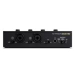 M-AUDIO Interfaz de audio M-Track Duo HD, micrófono de condensador M100 y auriculares de monitoreo de estudio HDH41 para