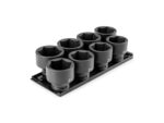 Juego de Dados de Impacto TEKTON SID93104 3/4 Pulgada 6 Puntos 8 Piezas con Rieles y Bandejas