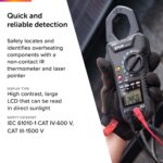 FLIR CM78-PV, CAT III 1500V - Abrazadera solar con conectividad METERLiNK - Diseñado para inspecciones eléctricas comerc