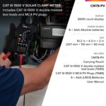 FLIR CM78-PV, CAT III 1500V - Abrazadera solar con conectividad METERLiNK - Diseñado para inspecciones eléctricas comerc
