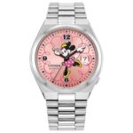 Reloj Citizen Tsuyosa Minnie Mouse NJ0156-50W Automático Caja de Acero Inoxidable 40 mm Esfera Rosa