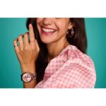 Reloj Citizen Tsuyosa Minnie Mouse NJ0156-50W Automático Caja de Acero Inoxidable 40 mm Esfera Rosa