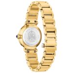 Reloj Citizen Eco-Drive EM1068-69W Cenicienta Acero Inoxidable Tono Dorado Esfera Azul Diamantes 29.5mm