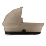 Cuna Moisés CYBEX eGazelle Gazelle S Beige Almendra Poliéster Armazón de Aluminio 33x16x20.5 pulgadas Compatible con Coc