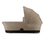 Cuna Moisés CYBEX eGazelle Gazelle S Beige Almendra Poliéster Armazón de Aluminio 33x16x20.5 pulgadas Compatible con Coc