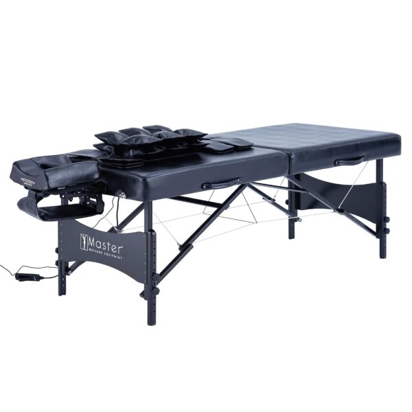 Mesa de Masaje Portátil Master Massage FlexWave 10705NL 30 Pulgadas con Airbag y Tracción Lumbar 3D Mónaco