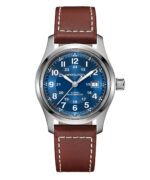 Reloj Automático Hamilton Khaki Field H70605540 Esfera Azul Caja de Acero Inoxidable 42mm Correa de Piel
