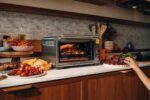Breville Smart Oven - Freidora de aire compacta, acero inoxidable cepillado