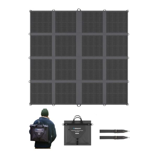 Manta de Panel Solar Portátil Renogy RSP400SB 400W Plegable 16 Pliegues Silicio Monocristalino 25% Eficiencia