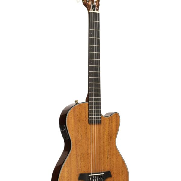 Angel Lopez EC3000 MAHO N Cuerpo Sólido Eléctrica Clásica Cutaway Guitarra