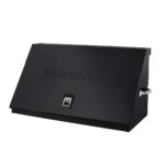 Montezuma DX411B Caja de herramientas triangular de acero resistente de 41" x 18" (acero, negro)
