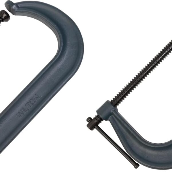 Wilton Abrazadera en C, apertura de 12-1/4", garganta de 6-1/4", 9300 libras fuerza de sujeción (modelo 412) (paquete de