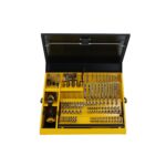 DeWalt - Caja de herramientas triangular de 30" x 15", acero, color amarillo y negro