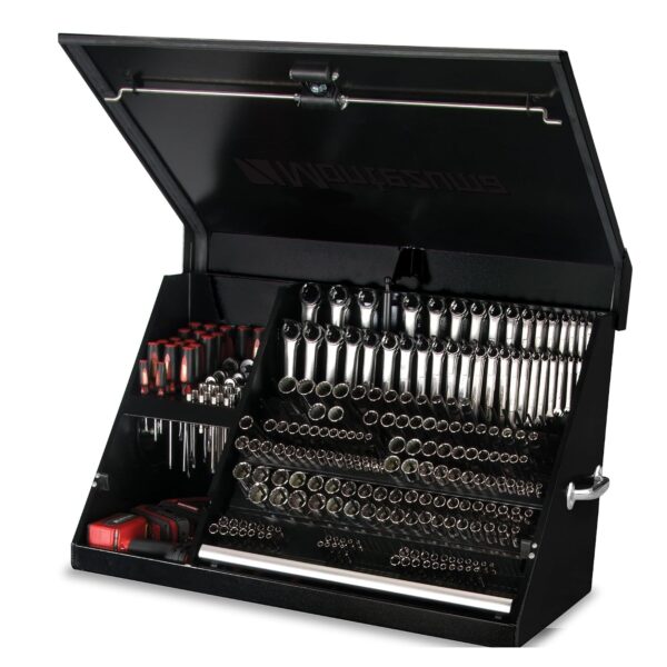 Montezuma XL450B - Caja de herramientas TRIÁNGULO portátil de 36 pulgadas - Diseño de varios niveles - Construcción de c
