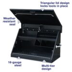 Montezuma ME300B - Caja de herramientas TRIÁNGULO portátil de 30 pulgadas - Diseño de varios niveles