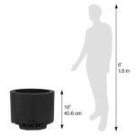 Fogatero de Patio Blue Sky Outdoor Living Peak Smokeless AZPFP2216-C con Pantalla contra Chispas y Colector de Cenizas E