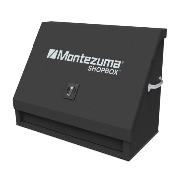 Montezuma Cajón triangular de varios niveles de 36 pulgadas con almacenamiento seguro y fabricación duradera