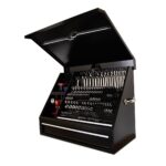 Montezuma Cajón triangular de varios niveles de 36 pulgadas con almacenamiento seguro y fabricación duradera
