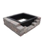 Anillo de Fuego Cuadrado Blue Sky Outdoor Living AZSFRI3612 36 Pulgadas Sin Humo Aluminio