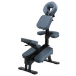 Silla de Masaje Portátil Master Massage Gymlane 10143-T Aluminio Plegable Azul Real Soporta 600 Libras