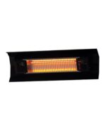 Calentador de Patio Infrarrojo Fire Sense 68027 1500 Watts Montado en Pared Color Negro