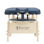 Mesa de Masaje Portátil Master Massage Coronado 28229-T Altura Ajustable 750 Libras Espuma 3 Pulgadas Azul Rey