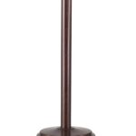 Calentador de Patio Fire Sense 68080 46000 BTU Propano Castaño Envejecido con Ruedas