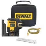 Kit de Base Láser Verde DEWALT DCLE14221GB Recargable USB 2 Spot y Cross Line