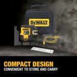 Kit de Base Láser Verde DEWALT DCLE14221GB Recargable USB 2 Spot y Cross Line