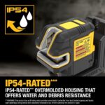 Kit de Base Láser Verde DEWALT DCLE14221GB Recargable USB 2 Spot y Cross Line