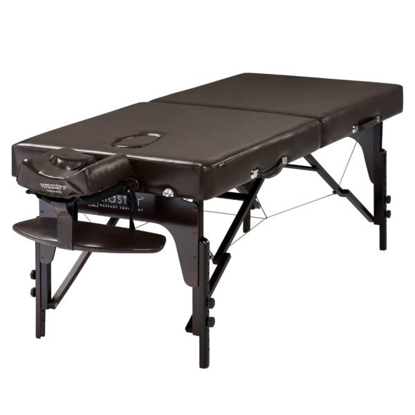 Mesa de Masaje Plegable Master Massage 28231-T 31 in Madera de Haya Marrón Oscuro