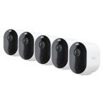 Cámara de seguridad Arlo Pro 5S Spotlight 2K HDR | Exterior | Inalámbrica con foco | Wi-Fi de doble banda se conecta a l