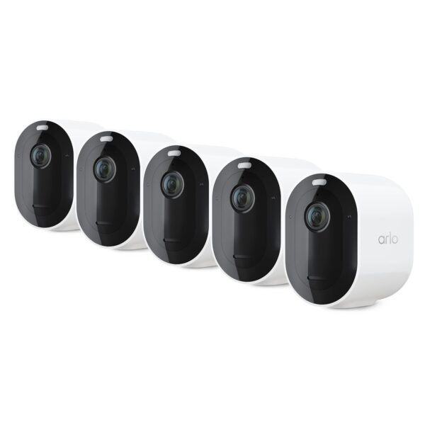 Cámara de seguridad Arlo Pro 5S Spotlight 2K HDR | Exterior | Inalámbrica con foco | Wi-Fi de doble banda se conecta a l