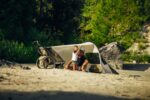 Lona Thule Wind & Sun Canvas 20201305 UPF50+ sin PFAS Beige Compatible con Chariot y Urban Glide