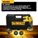 DEWALT 20V MAX XR 1-1/4 in. Copper Tubing Cutter Kit (DCE154E1)