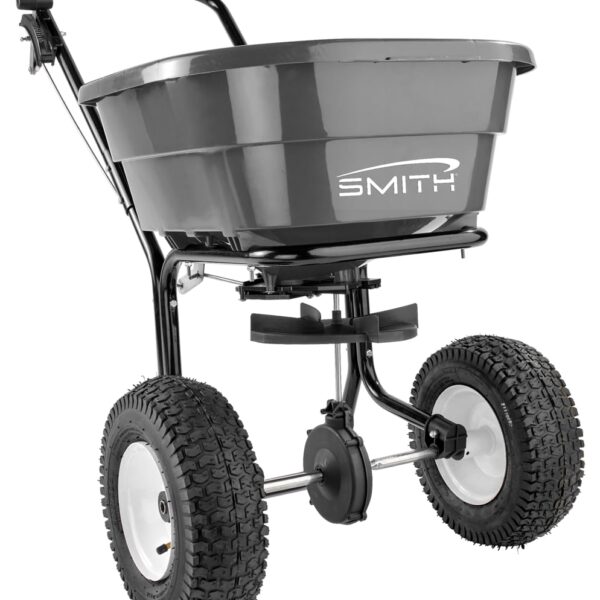 Esparcidor de Empuje Smith SB80 80 Libras Neumáticos de 12 Pulgadas