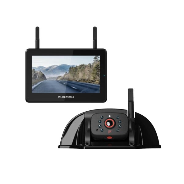 Sistema de Cámara de Respaldo RV Furrion Vision S+ 2021124370 Monitor 5 Pulgadas Cámara Sharkfin 1080p