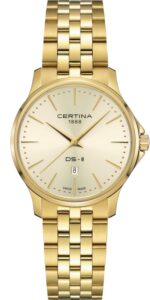 Reloj Certina DS 8 Lady C0450103336100 31mm Acero Cuarzo Suizo Champán Dorado