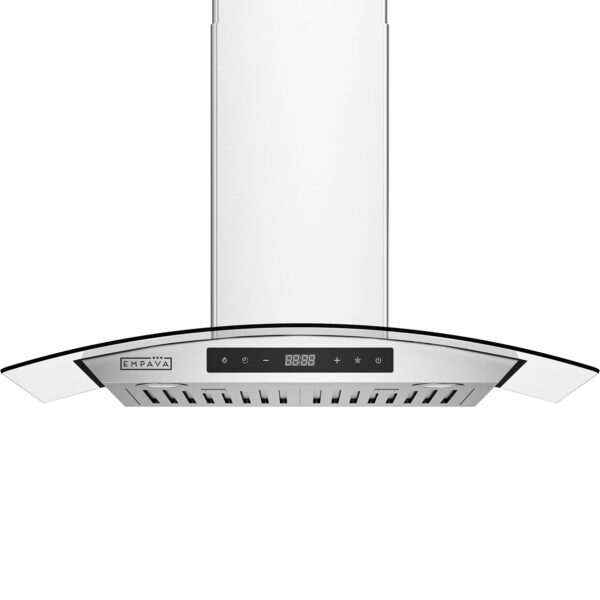 Empava Campana extractora de montaje en pared de 30 pulgadas, ventilación de escape de estufa de cocina con conductos/si