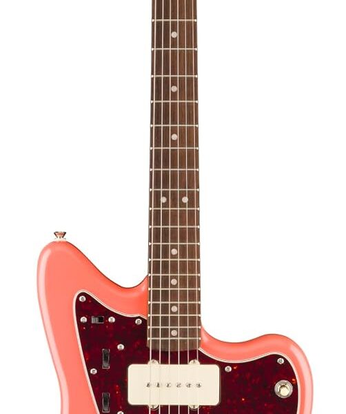 Classic Vibe '60s Jazzmaster, diapasón Laurel, Golpeador Tortoishell, coral tahitiano