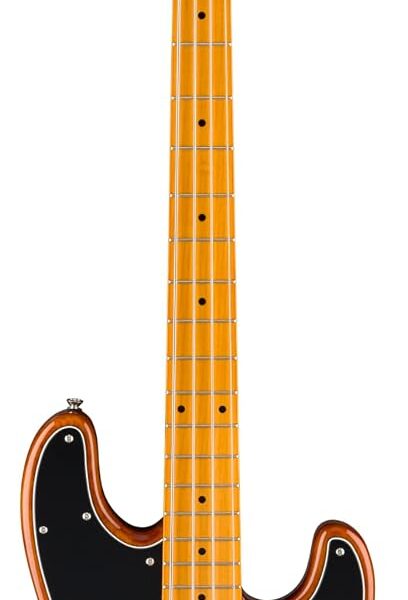 Bajo Telecaster Classic Vibe, diapasón de arce, protector negro, marrón chocolate