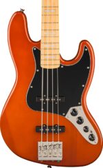 Classic Vibe Active '70s Jazz Bass, diapasón de arce, golpeador negro, moca