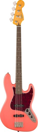 Classic Vibe '60s Jazz Bass, Laurel Diapasón, Golpeador Tortoishell, Coral Tahití