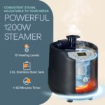 Sauna Portátil LifePro LP-RVFYM-BLK con Vaporizador 2.6L 1200W Control por App y Aceites Esenciales