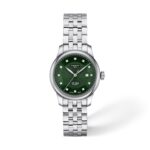 Reloj Tissot Le Locle T0062071109600 Automático Esfera Verde Diamantes Mujer 29 mm