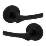 Manija Interior de Privacidad Kwikset Henley 93002-939 Negro Mate Paquete de 10